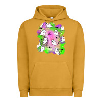 Pigment Peanut Butter ghost halloween patch Urban Hoodie - BundleAndBundleShop