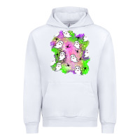 White ghost halloween patch Urban Hoodie - BundleAndBundleShop