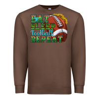 Chestnut eat sleep football repeat Premium Sweatshirt - texasbilliewilder