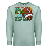 Seafoam eat sleep football repeat Premium Sweatshirt - texasbilliewilder
