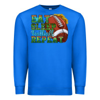 True Royal eat sleep football repeat Premium Sweatshirt - texasbilliewilder