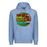 Colony Blue football is my favorite season Premium Hoodie - BundleAndBundleShop