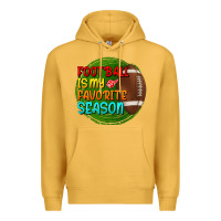 Mustard football is my favorite season Premium Hoodie - BundleAndBundleShop