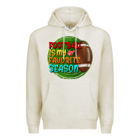Oatmeal Heather football is my favorite season Premium Hoodie - BundleAndBundleShop