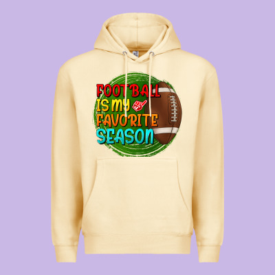Football Is My Favorite Season Premium Hoodie Designed By Bundleandbundleshop