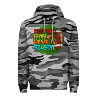 Slate Camo football is my favorite season Premium Hoodie - BundleAndBundleShop