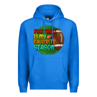 True Royal football is my favorite season Premium Hoodie - BundleAndBundleShop