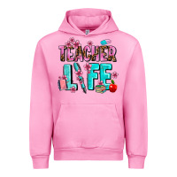 Fuchsia Pink teacher life Urban Hoodie - AdoDesignShop