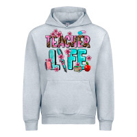 Heather Grey teacher life Urban Hoodie - AdoDesignShop