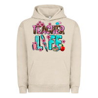 Pigment French Oak teacher life Urban Hoodie - AdoDesignShop