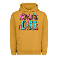 Pigment Peanut Butter teacher life Urban Hoodie - AdoDesignShop