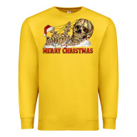 Lemon Merry christmas skeleton Premium Sweatshirt - RanaPortraitStore