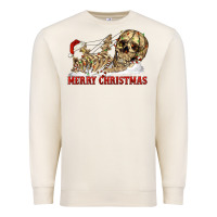 Sandshell Merry christmas skeleton Premium Sweatshirt - RanaPortraitStore