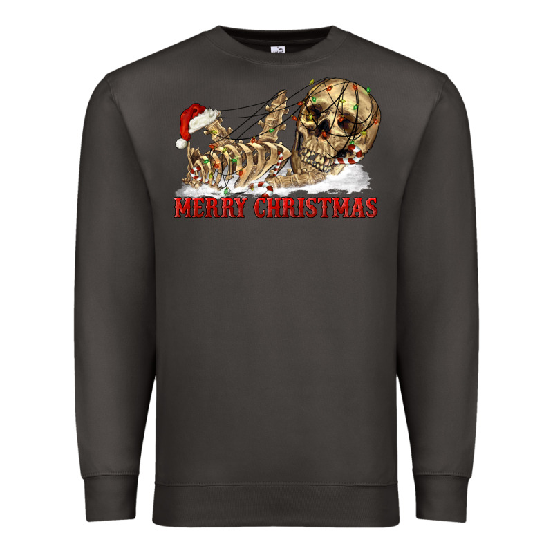 Merry Christmas Skeleton Premium Sweatshirt by RanaPortraitStore | Teevron