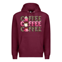 Burgundy coffee coffee coffee Premium Hoodie - AdoDesignShop