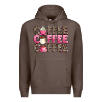 Coffee coffee coffee coffee Premium Hoodie - AdoDesignShop