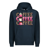 Navy coffee coffee coffee Premium Hoodie - AdoDesignShop