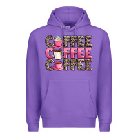Purple coffee coffee coffee Premium Hoodie - AdoDesignShop