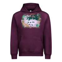 Mauve Wine Western Green Cowhide Frame Urban Hoodie - Bettercallsaul