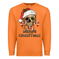 Carrot merry christmas skull Premium Sweatshirt - RanaPortraitStore