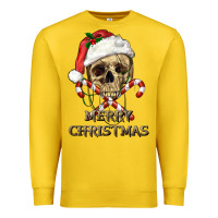 Lemon merry christmas skull Premium Sweatshirt - RanaPortraitStore
