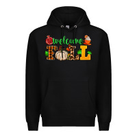 Black welcome fall Premium Hoodie - AdoDesignShop