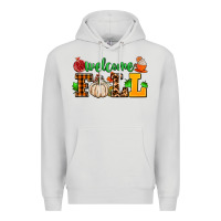 Dove Grey welcome fall Premium Hoodie - AdoDesignShop