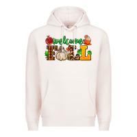 Pale Pink welcome fall Premium Hoodie - AdoDesignShop
