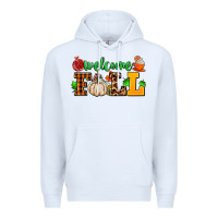 White welcome fall Premium Hoodie - AdoDesignShop