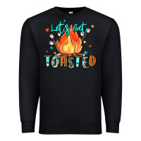 Black let's get toasted Premium Sweatshirt - Zillion Design Studio