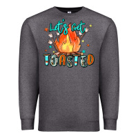 Charcoal Heather let's get toasted Premium Sweatshirt - Zillion Design Studio