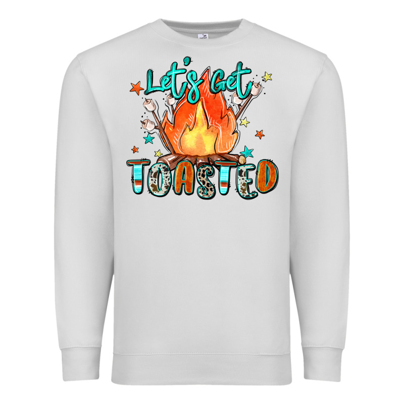 Let's Get Toasted Premium Sweatshirt by Zillion Design Studio | Teevron