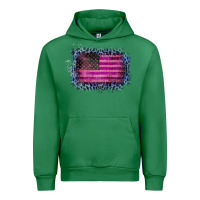 Emerald Old Leopard American Flag Urban Hoodie - Bettercallsaul
