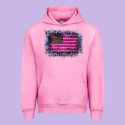 Old Leopard American Flag Urban Hoodie Designed By Bettercallsaul