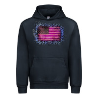 Navy Old Leopard American Flag Urban Hoodie - Bettercallsaul