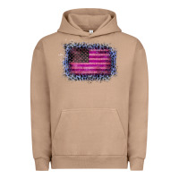 Pigment Burro Old Leopard American Flag Urban Hoodie - Bettercallsaul