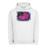 Pigment Lunar Rock Old Leopard American Flag Urban Hoodie - Bettercallsaul