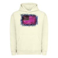 Pigment Pistachio Old Leopard American Flag Urban Hoodie - Bettercallsaul