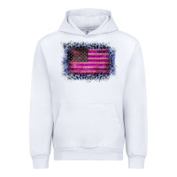 White Old Leopard American Flag Urban Hoodie - Bettercallsaul