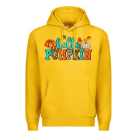Lemon hello pumpkin Premium Hoodie - AdoDesignShop