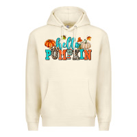 Sandshell hello pumpkin Premium Hoodie - AdoDesignShop