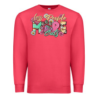 Cardinal less people more cats Premium Sweatshirt - Zillion Design Studio