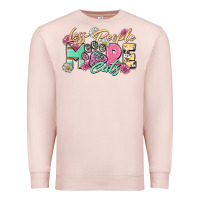 Pale Pink less people more cats Premium Sweatshirt - Zillion Design Studio