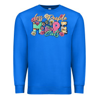 True Royal less people more cats Premium Sweatshirt - Zillion Design Studio