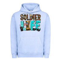 Pigment Grape Ice soldier  life Urban Hoodie - AdoDesignShop