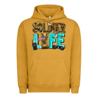 Pigment Peanut Butter soldier  life Urban Hoodie - AdoDesignShop