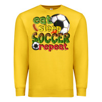 Lemon eat sleep soccer repeat Premium Sweatshirt - texasbilliewilder