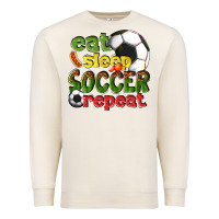 Sandshell eat sleep soccer repeat Premium Sweatshirt - texasbilliewilder