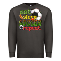 Smoke eat sleep soccer repeat Premium Sweatshirt - texasbilliewilder