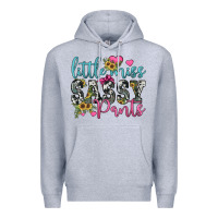 Heather Grey little miss sassy pants Premium Hoodie - JahusDesignShop